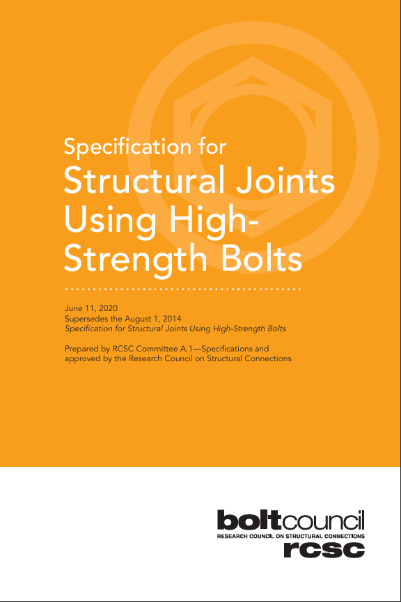 RCSC 2020_Specifications-for-structural-joints-using-high-strength-bolts